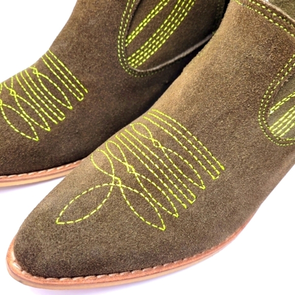 SILVIA COBOS Rodeo Green Boots - Picture 5 of 13